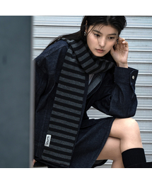 NUART STUDIO（ヌアートスタジオ）の「クラシックミニマルストライプマフラー4色（マフラー）」