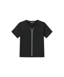 9999ARCHIVE（9999アーカイブ）の「9 Zipper Print T（Tシャツ/カットソー）」