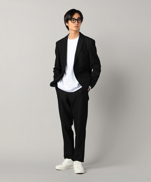 COMME CA MEN(コムサメン)の「【接触冷感】【セットアップ対応】4WAYストレッチデニムライクジャージー テーラードジャケット(テーラードジャケット・メンズ・ブラック/ネイビー・L/M/S)」の20枚目の写真