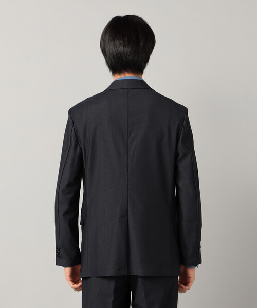 COMME CA MEN(コムサメン)の「【接触冷感】【セットアップ対応】4WAYストレッチデニムライクジャージー テーラードジャケット(テーラードジャケット・メンズ・ブラック/ネイビー・L/M/S)」の11枚目の写真
