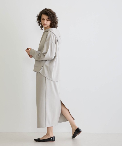 NICOLE white(ニコルホワイト)の「【セットアップアイテム】フードプルオーバー×タイトスカート(ワンピース・レディース・ライトグレー/ブラック/チャコールグレー・FREE)」の21枚目の写真