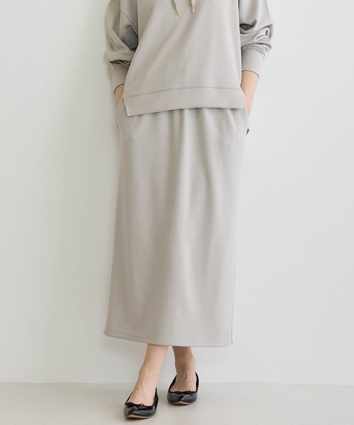 NICOLE white(ニコルホワイト)の「【セットアップアイテム】フードプルオーバー×タイトスカート(ワンピース・レディース・ライトグレー/ブラック/チャコールグレー・FREE)」の22枚目の写真