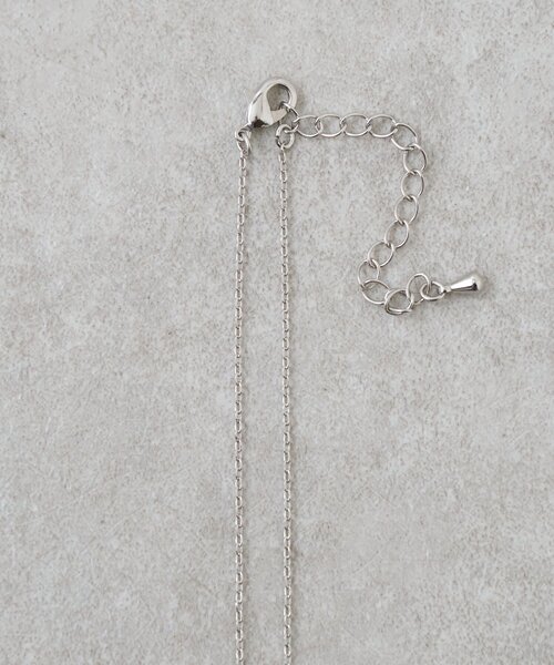 LIVETART（リヴェタート）の「クリアードロップネックレス（リング・レディース・シルバー・FREE）」の4枚目の写真