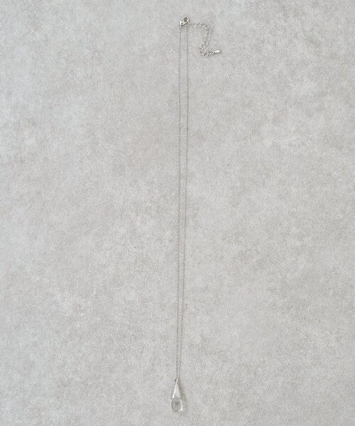 LIVETART（リヴェタート）の「クリアードロップネックレス（リング・レディース・シルバー・FREE）」の5枚目の写真