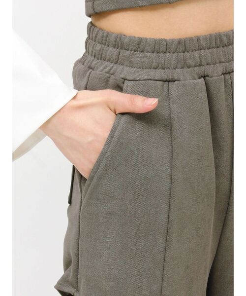 RESEXXY（リゼクシー）の「サイドリボンスウェットパンツ【セットアップ着用可能】（その他パンツ・レディース・チャコールグレー/グレー/ブラック・FREE）」の7枚目の写真