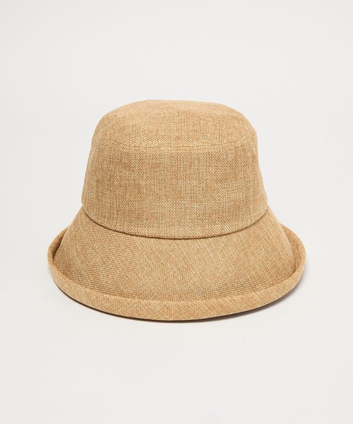 green label relaxing(グリーンレーベルリラクシング)の「3WAY 遮光ブリム シェード ハット UVケア(ハット・レディース・ナチュラル/ブラック・FREE)」の17枚目の写真