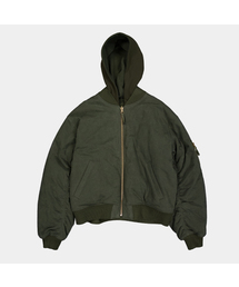 SLOWACID（スローアシッド）の「ヘビーリバーシブルボンバージャケット [カーキ]（MA-1）」