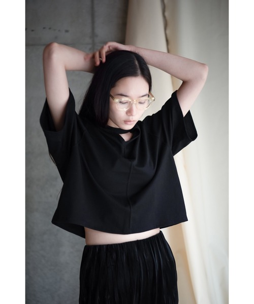 k3&co.(ケイスリーアンドコー)の「Wearable front and back top(Tシャツ/カットソー・レディース・Black/White・ONE SIZE)」の11枚目の写真