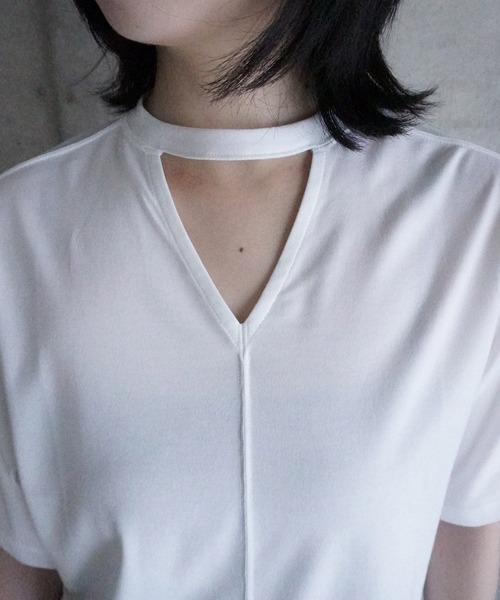 k3&co.(ケイスリーアンドコー)の「Wearable front and back top(Tシャツ/カットソー・レディース・Black/White・ONE SIZE)」の8枚目の写真