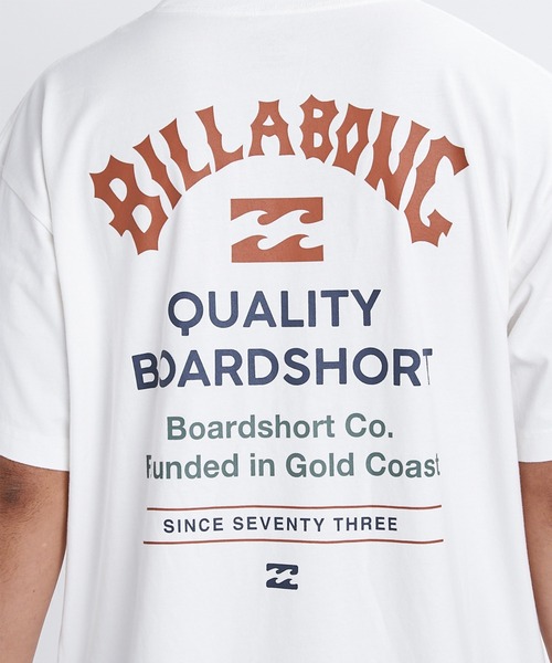 BILLABONG（ビラボン）の「BILLABONG/ビラボン 半袖 Tシャツ ロゴ バックプリント BG011214（Tシャツ/カットソー・メンズ・オフホワイト/スミクロ・XL/L/M）」の6枚目の写真