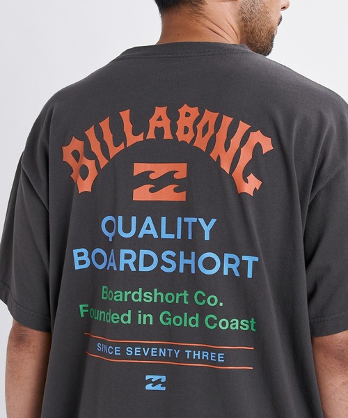 BILLABONG（ビラボン）の「BILLABONG/ビラボン 半袖 Tシャツ ロゴ バックプリント BG011214（Tシャツ/カットソー・メンズ・オフホワイト/スミクロ・XL/L/M）」の10枚目の写真