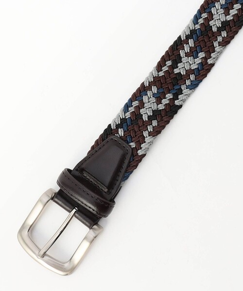 NICOLE CLUB FOR MEN（ニコルクラブフォーメン）の「ゴムメッシュベルト（ベルト・メンズ・ブラック/ブルー/グレー/ダークブラウン/その他2・FREE）」の4枚目の写真