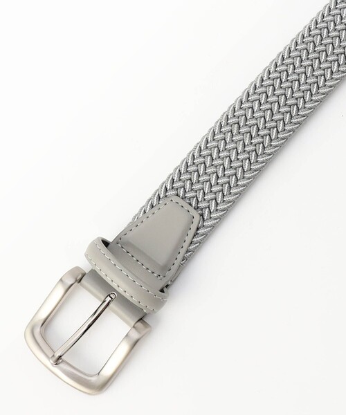 NICOLE CLUB FOR MEN（ニコルクラブフォーメン）の「ゴムメッシュベルト（ベルト・メンズ・ブラック/ブルー/グレー/ダークブラウン/その他2・FREE）」の3枚目の写真