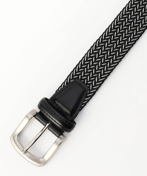 NICOLE CLUB FOR MEN（ニコルクラブフォーメン）の「ゴムメッシュベルト（ベルト・メンズ・ブラック/ブルー/グレー/ダークブラウン/その他2・FREE）」の2枚目の写真