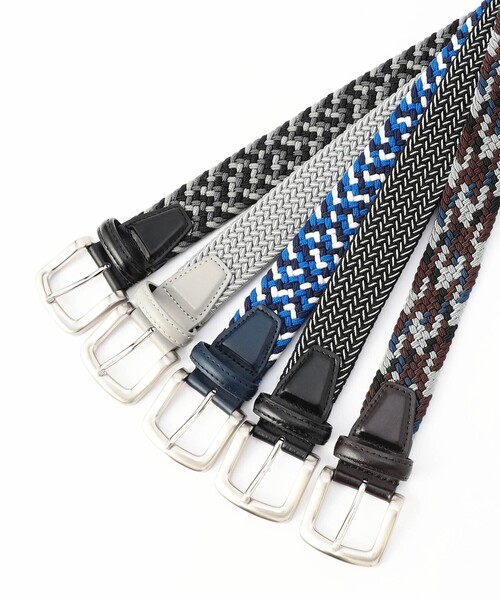 NICOLE CLUB FOR MEN（ニコルクラブフォーメン）の「ゴムメッシュベルト（ベルト・メンズ・ブラック/ブルー/グレー/ダークブラウン/その他2・FREE）」の10枚目の写真