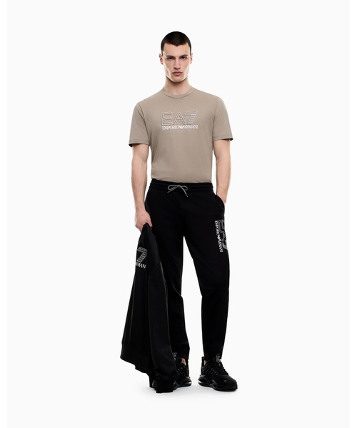 EMPORIO ARMANI EA7(エンポリオアルマーニイーエーセブン)の「<オンライン限定>【エンポリオ アルマーニ EA7】Visibility スウェットジョガーパンツ(スウェットパンツ・メンズ・ブラック・X-SMALL/X-LARGE/SMALL/MEDIUM/LARGE)」の5枚目の写真
