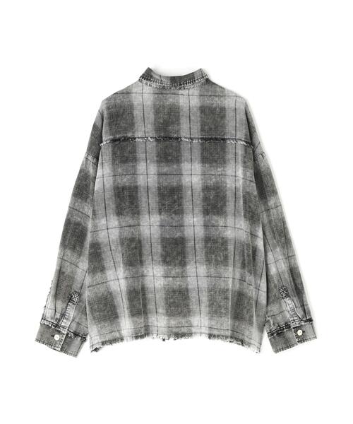 DANKE SCHON(ダンケシェーン)の「DankeSchon/ダンケシェーン/WASH CHECK SHIRTS(シャツ/ブラウス・メンズ・ブラック/ブルー・L/M)」の8枚目の写真