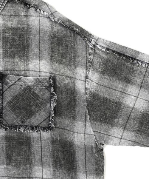 DANKE SCHON(ダンケシェーン)の「DankeSchon/ダンケシェーン/WASH CHECK SHIRTS(シャツ/ブラウス・メンズ・ブラック/ブルー・L/M)」の11枚目の写真