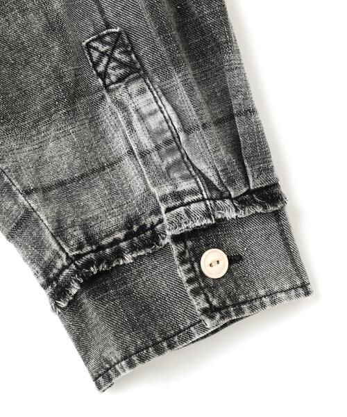 DANKE SCHON(ダンケシェーン)の「DankeSchon/ダンケシェーン/WASH CHECK SHIRTS(シャツ/ブラウス・メンズ・ブラック/ブルー・L/M)」の13枚目の写真