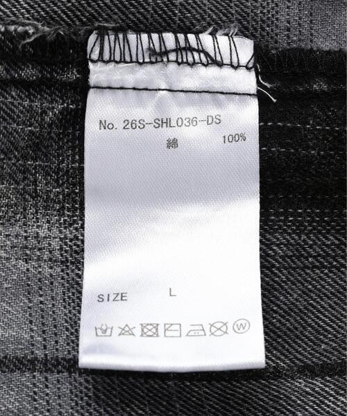 DANKE SCHON(ダンケシェーン)の「DankeSchon/ダンケシェーン/WASH CHECK SHIRTS(シャツ/ブラウス・メンズ・ブラック/ブルー・L/M)」の16枚目の写真