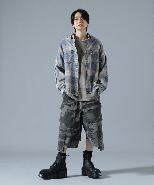 DANKE SCHON(ダンケシェーン)の「DankeSchon/ダンケシェーン/WASH CHECK SHIRTS(シャツ/ブラウス・メンズ・ブラック/ブルー・L/M)」の19枚目の写真