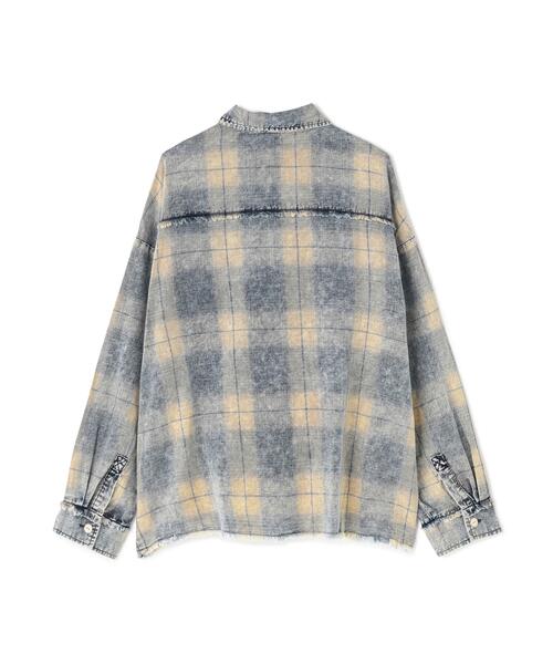 DANKE SCHON(ダンケシェーン)の「DankeSchon/ダンケシェーン/WASH CHECK SHIRTS(シャツ/ブラウス・メンズ・ブラック/ブルー・L/M)」の21枚目の写真