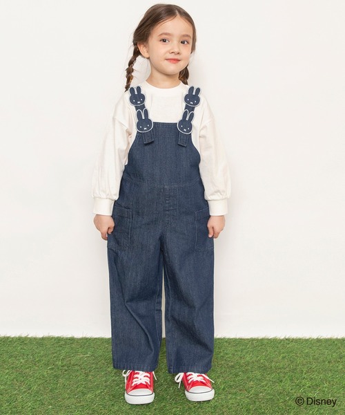 Miffy（ ミッフィー）の「【miffy/ミッフィー】モチーフ付きサロペット（サロペット/オーバーオール）」｜詳細画像