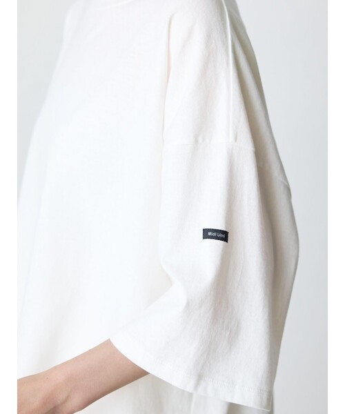 MidiUmi(ミディウミ)の「MidiUmi モックネックワイドプルオーバー(Tシャツ/カットソー・レディース・ブラック/ピンク/グリーン/チャコールグレー/オフホワイト/ブラウン・FREE)」の17枚目の写真