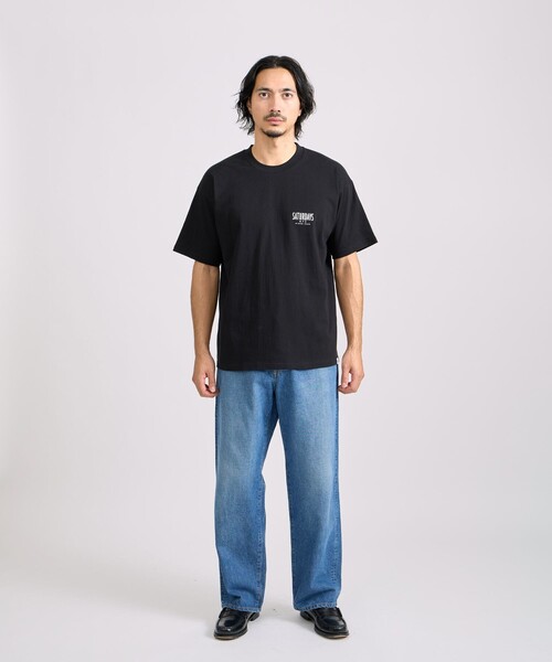 BEDWIN & THE HEARTBREAKERS(ベドウィン アンド ザ ハートブレイカーズ)の「BEDWIN & THE HEARTBREAKERS x Saturdays NYC Ex.PRINTED TEE "MANHATTAN"(Tシャツ/カットソー・メンズ・ブラック/ブラウン/イエロー・M/L/S/XL)」の9枚目の写真