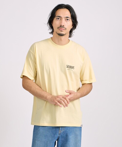 BEDWIN & THE HEARTBREAKERS(ベドウィン アンド ザ ハートブレイカーズ)の「BEDWIN & THE HEARTBREAKERS x Saturdays NYC Ex.PRINTED TEE "MANHATTAN"(Tシャツ/カットソー・メンズ・ブラック/ブラウン/イエロー・M/L/S/XL)」の6枚目の写真