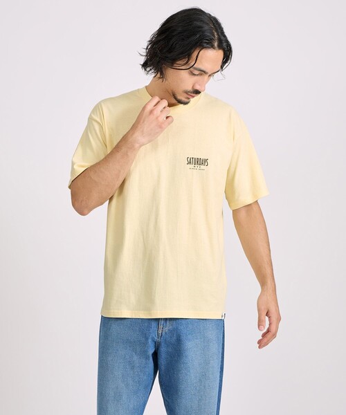 BEDWIN & THE HEARTBREAKERS(ベドウィン アンド ザ ハートブレイカーズ)の「BEDWIN & THE HEARTBREAKERS x Saturdays NYC Ex.PRINTED TEE "MANHATTAN"(Tシャツ/カットソー・メンズ・ブラック/ブラウン/イエロー・M/L/S/XL)」の7枚目の写真