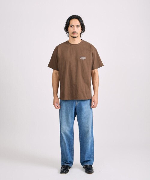 BEDWIN & THE HEARTBREAKERS(ベドウィン アンド ザ ハートブレイカーズ)の「BEDWIN & THE HEARTBREAKERS x Saturdays NYC Ex.PRINTED TEE "MANHATTAN"(Tシャツ/カットソー・メンズ・ブラック/ブラウン/イエロー・M/L/S/XL)」の15枚目の写真