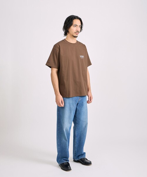 BEDWIN & THE HEARTBREAKERS(ベドウィン アンド ザ ハートブレイカーズ)の「BEDWIN & THE HEARTBREAKERS x Saturdays NYC Ex.PRINTED TEE "MANHATTAN"(Tシャツ/カットソー・メンズ・ブラック/ブラウン/イエロー・M/L/S/XL)」の16枚目の写真