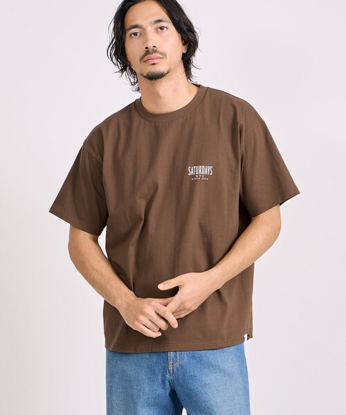 BEDWIN & THE HEARTBREAKERS(ベドウィン アンド ザ ハートブレイカーズ)の「BEDWIN & THE HEARTBREAKERS x Saturdays NYC Ex.PRINTED TEE "MANHATTAN"(Tシャツ/カットソー・メンズ・ブラック/ブラウン/イエロー・M/L/S/XL)」の8枚目の写真