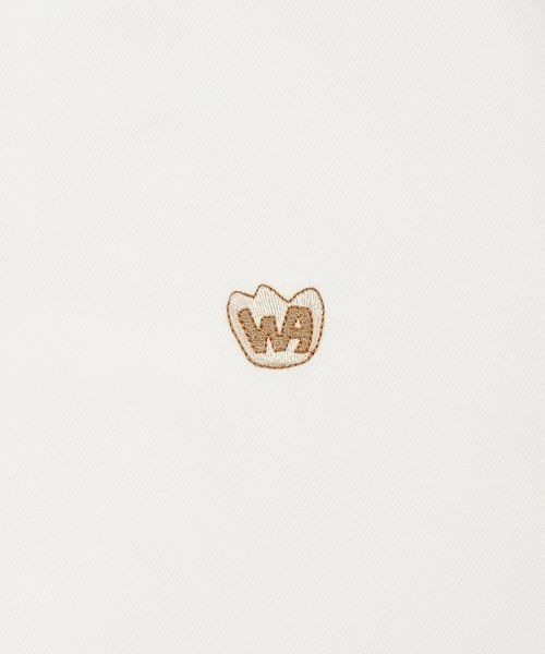Wacky WiLLy（ワッキーウィリー）の「DENIM WASHED SHORT-SLEEVED SHIRT（Tシャツ/カットソー・メンズ・ホワイト/インディゴブルー・LARGE/MEDIUM/SMALL）」の6枚目の写真