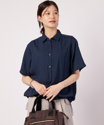 Arnold Palmer | クレープシフォン ドロスト シャツ ブラウス(シャツ/ブラウス)