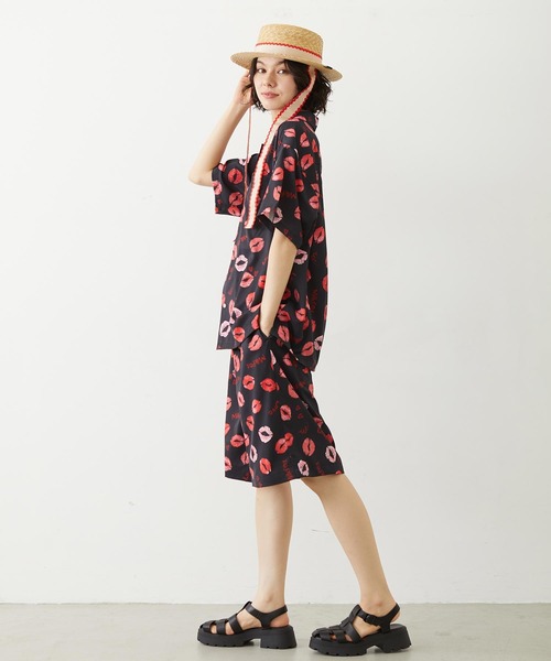 MILKFED.（ミルクフェド）の「TRIMMED RIBBON BOATER HAT（ハット・レディース・ブラウン/オフホワイト/ブラック・ONE SIZE）」の22枚目の写真