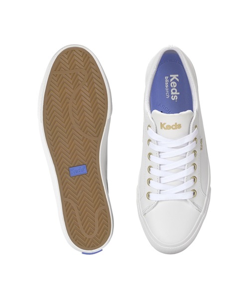 Keds（ケッズ）の「Keds ケッズ ジャンプ キック レザー ホワイト（スニーカー・レディース・ホワイト・22.5cm/23.0cm/23.5cm/24.0cm/24.5cm/25.0cm）」の7枚目の写真