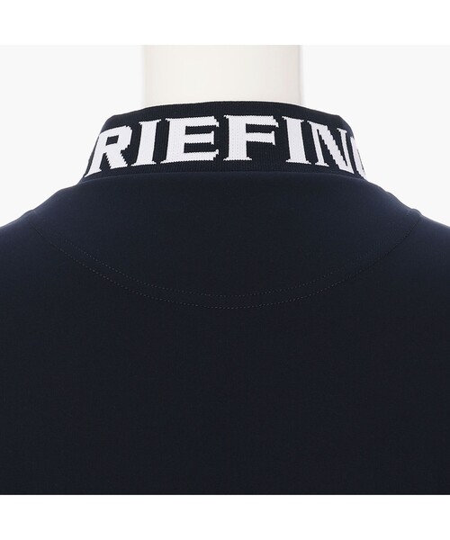 BRIEFING（ブリーフィング）の「【BRIEFING GOLF／ブリーフィングゴルフ】WOMEN’S NECK LOGO HIGHNECK PLEATED DRESS（ワンピース・レディース・ブラック/ネイビー・M/S）」の4枚目の写真