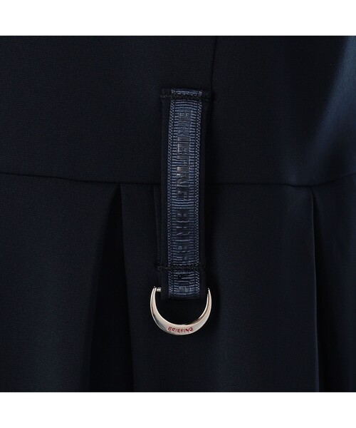BRIEFING（ブリーフィング）の「【BRIEFING GOLF／ブリーフィングゴルフ】WOMEN’S NECK LOGO HIGHNECK PLEATED DRESS（ワンピース・レディース・ブラック/ネイビー・M/S）」の5枚目の写真