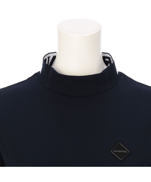 BRIEFING（ブリーフィング）の「【BRIEFING GOLF／ブリーフィングゴルフ】WOMEN’S NECK LOGO HIGHNECK PLEATED DRESS（ワンピース・レディース・ブラック/ネイビー・M/S）」の6枚目の写真