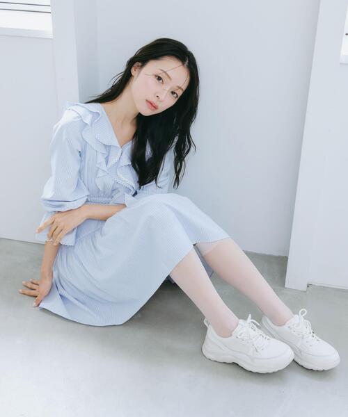 JILL by JILL STUART(ジルバイジルスチュアート)の「オリジナルボリュームスニーカー(スニーカー・レディース・ホワイト/ピンク・LARGE/MEDIUM/SMALL)」の22枚目の写真
