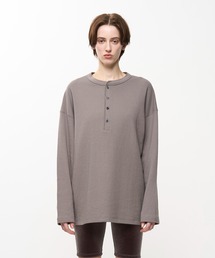 Juha（ユハ）の「INTERLOCK HENLEY L/S（Tシャツ/カットソー）」