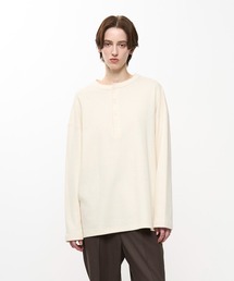 Juha | INTERLOCK HENLEY L/S(Tシャツ/カットソー)