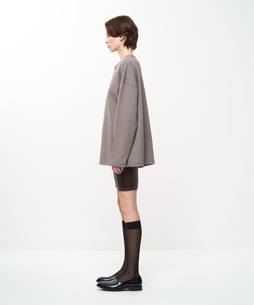 Juha（ユハ）の「INTERLOCK HENLEY L/S（Tシャツ/カットソー・メンズ・チャコールグレー/グレー/オフホワイト/ブラック・4/3）」の15枚目の写真