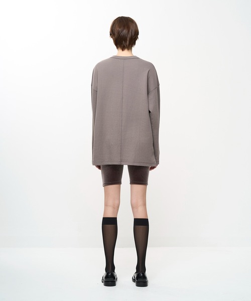 Juha（ユハ）の「INTERLOCK HENLEY L/S（Tシャツ/カットソー・メンズ・チャコールグレー/グレー/オフホワイト/ブラック・4/3）」の16枚目の写真