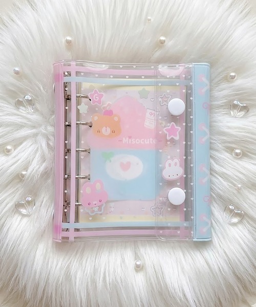 平成レトロ♡メモ帳シールバインダー セール】【nini toys/ニニトイズ】台紙を変えればシール帳になる