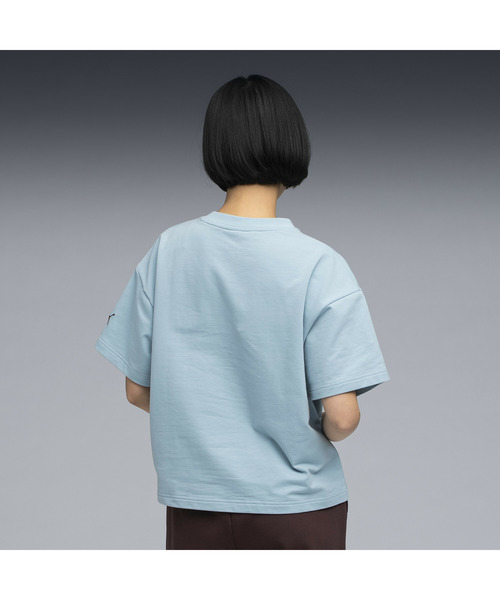 PUMA(プーマ)の「PUMA プーマ ウィメンズ ESS エレベーテッド MX ベビー 半袖 Tシャツ(Tシャツ/カットソー・レディース・チョコ/ブルー系その他5/オフホワイト・LARGE/X-LARGE/SMALL/MEDIUM)」の12枚目の写真