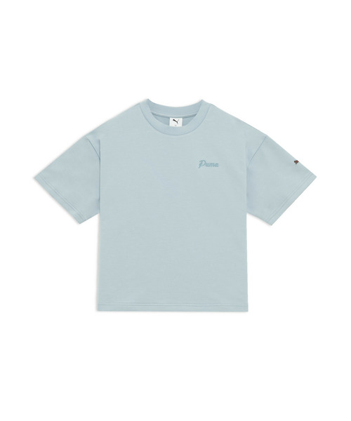 PUMA(プーマ)の「PUMA プーマ ウィメンズ ESS エレベーテッド MX ベビー 半袖 Tシャツ(Tシャツ/カットソー・レディース・チョコ/ブルー系その他5/オフホワイト・LARGE/X-LARGE/SMALL/MEDIUM)」の14枚目の写真