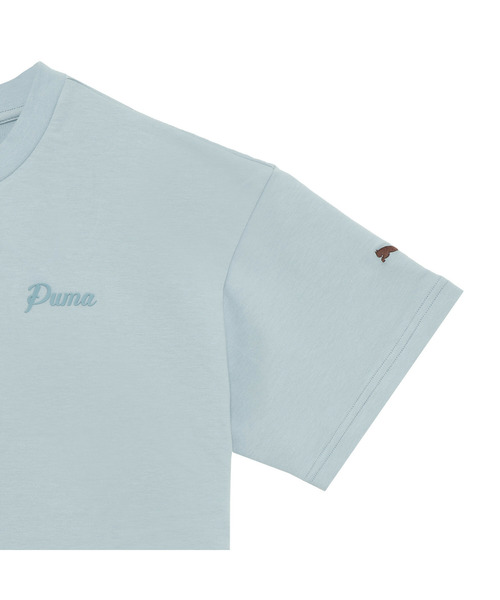 PUMA(プーマ)の「PUMA プーマ ウィメンズ ESS エレベーテッド MX ベビー 半袖 Tシャツ(Tシャツ/カットソー・レディース・チョコ/ブルー系その他5/オフホワイト・LARGE/X-LARGE/SMALL/MEDIUM)」の16枚目の写真